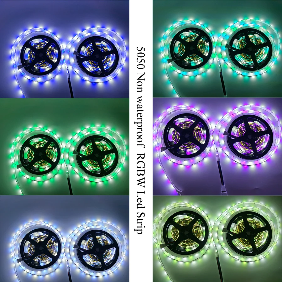 5050 Светодиодная лента wifi RGB RGBW rgbww 5 м 10 м 15 м RGB светодиодный сменный гибкий светодиодный светильник+ wifi Пульт дистанционного управления+ Мощность