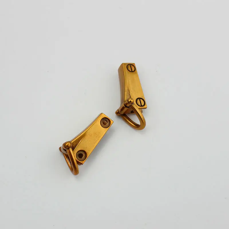 30 шт. 28*8 мм кошелек 2 боковых зажима литые под давлением никелевые цветные