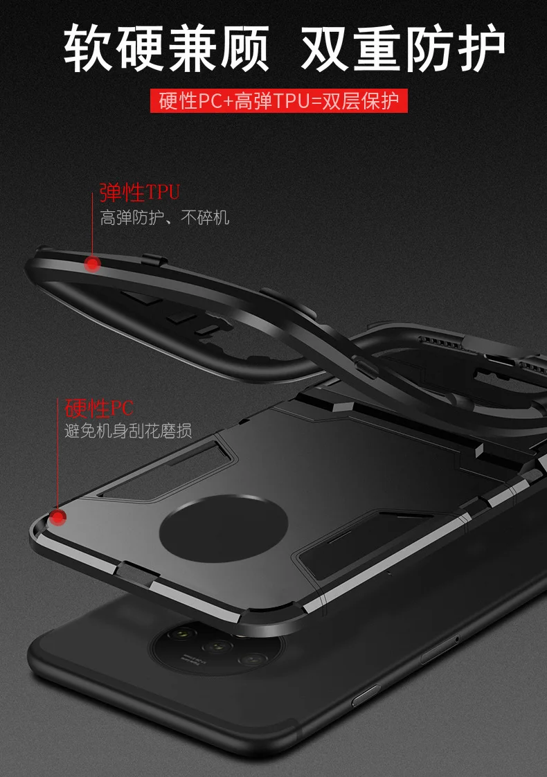 for oneplus 7t pro case hard pc with stand ring armor shockproof protective back cover case for one plus 7t 7 pro 6t phone shell free global shipping
