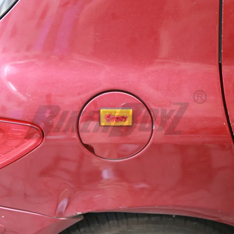 Стоп пластмассовая Светоотражающая наклейка знак безопасности красный желтый