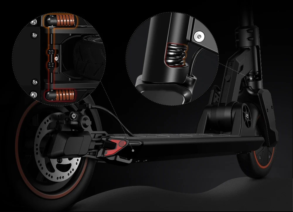 ЕС гарантия KUGOO M2 PRO складной электрический скутер диск и электронный тормоз 350 Вт двигатель пневматические шины приложение управление с ЕС