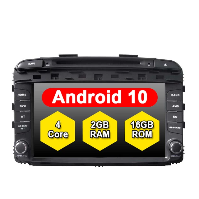 ANDROID 10 0 для KIA SORENTO 2015 встроенный видеорегистратор автомобильный DVD плеер GPS