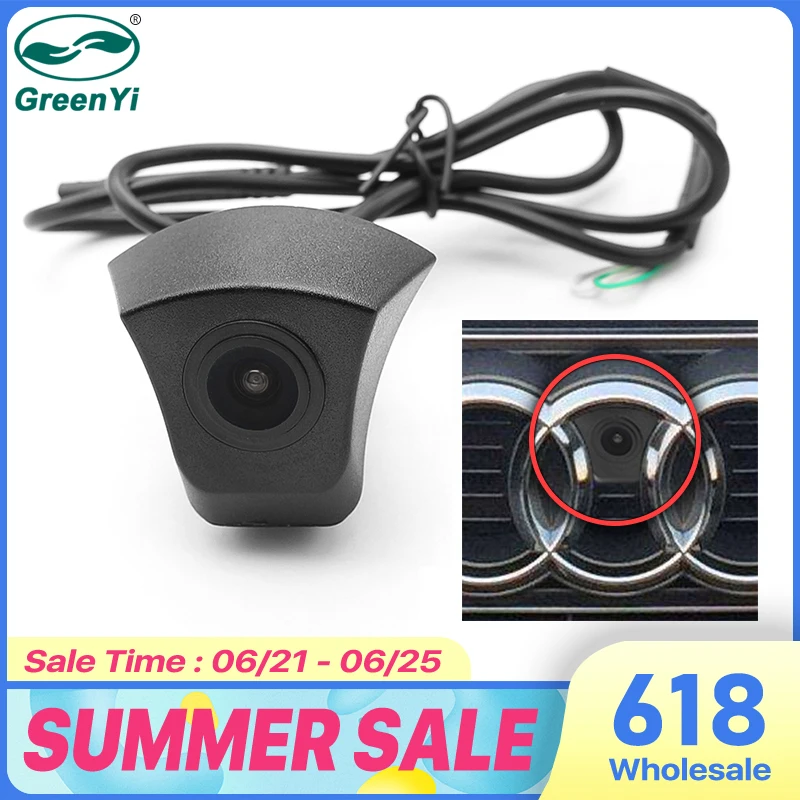 Камера переднего вида с ночным видением CCD HD для Audi Front Logo как и A1 A3 A4 A5 A6 A7 Q3 Q5 Q7 TT