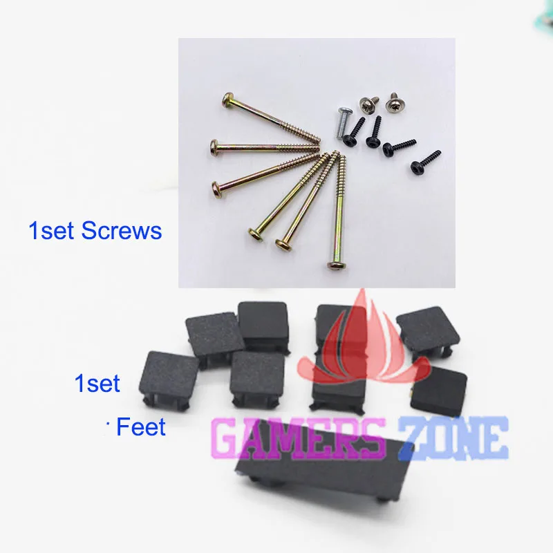 Черный пластик для PS3 Slim 2000 3000 консольные винты с набором крышек винтов - купить по