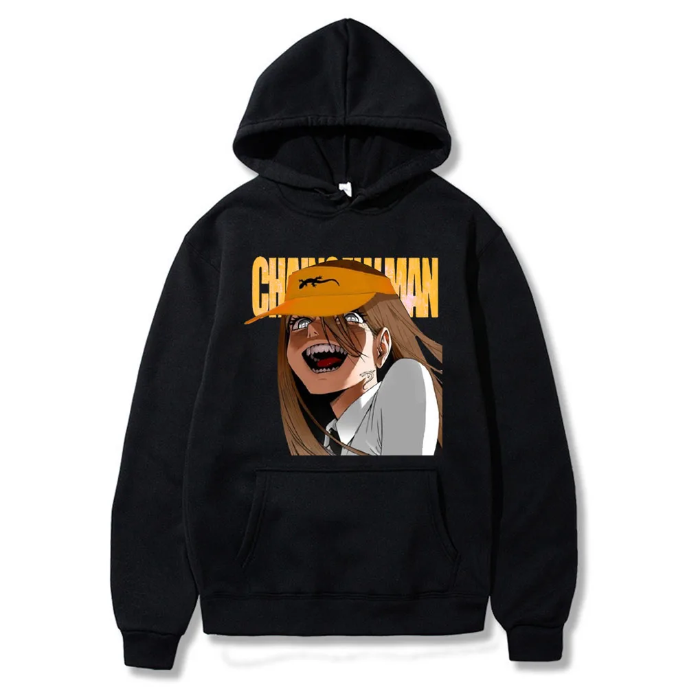 

Hot Japanese Anime hoodie Men Chainsaw Man Manga Graphic Tees Funny Cartoon Hoodie Male Hot