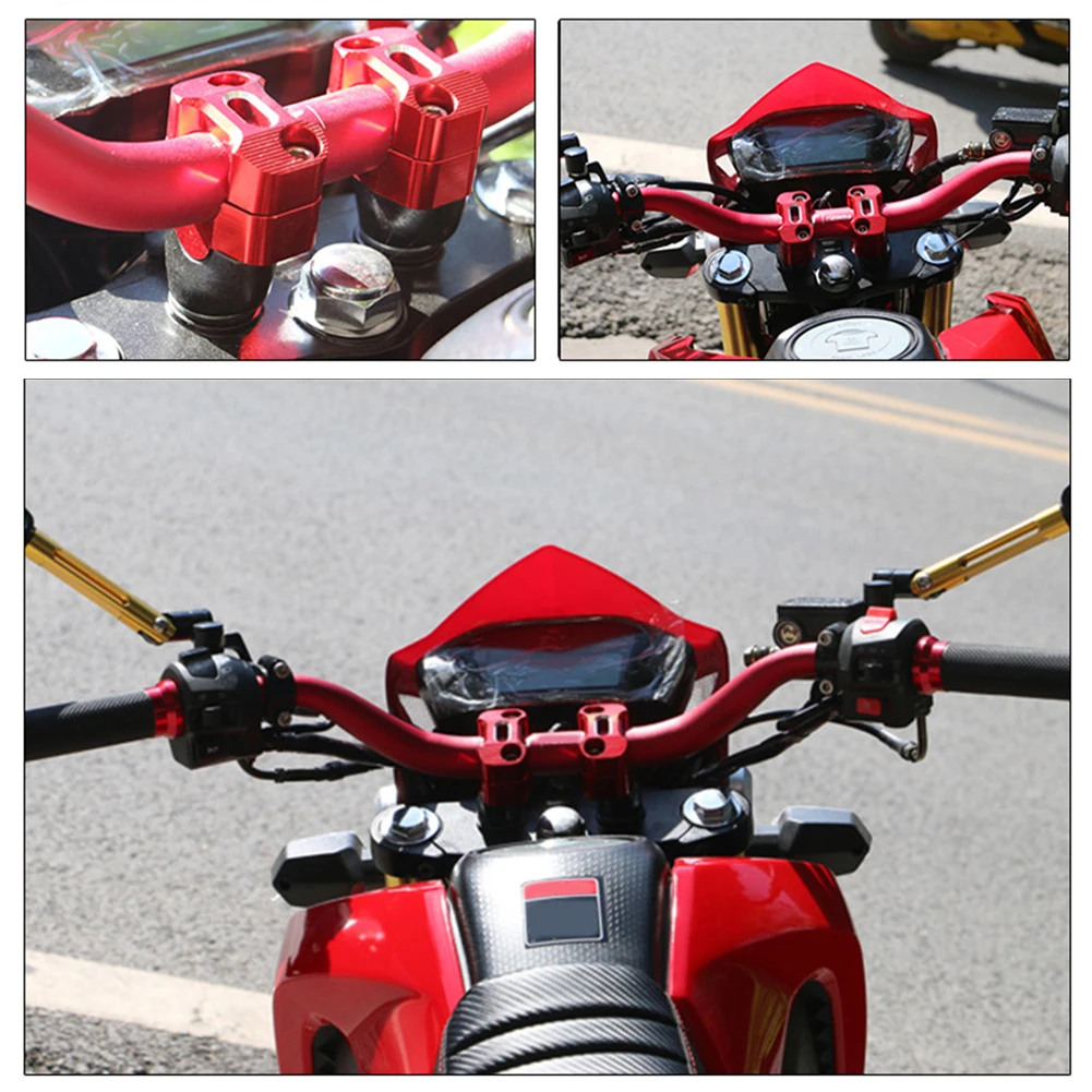 1 пара 28 мм мотоциклетный руль зажим с адаптером стояки конус ДЛЯ BWS MSX 125 2019|Руль