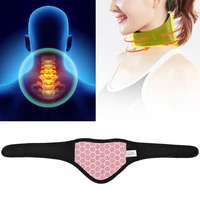tourmaline magnetic self heating therapy neck support collar neck wrap belt pain relief heating neck guard support for woman man