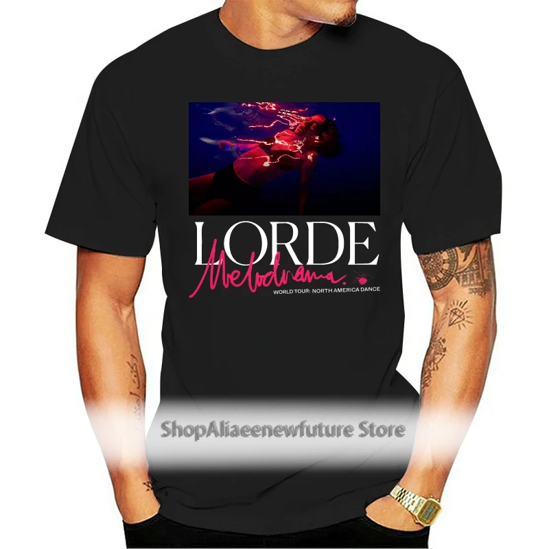 Новая Lorde Melodrama Tour Мужская футболка Черная S 4Xl | одежда