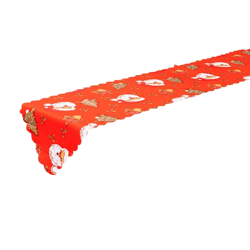 

Christmas Table Runner - Machine Washable, Printed Kitchen Table Runner For Dinner Parties And Holidays