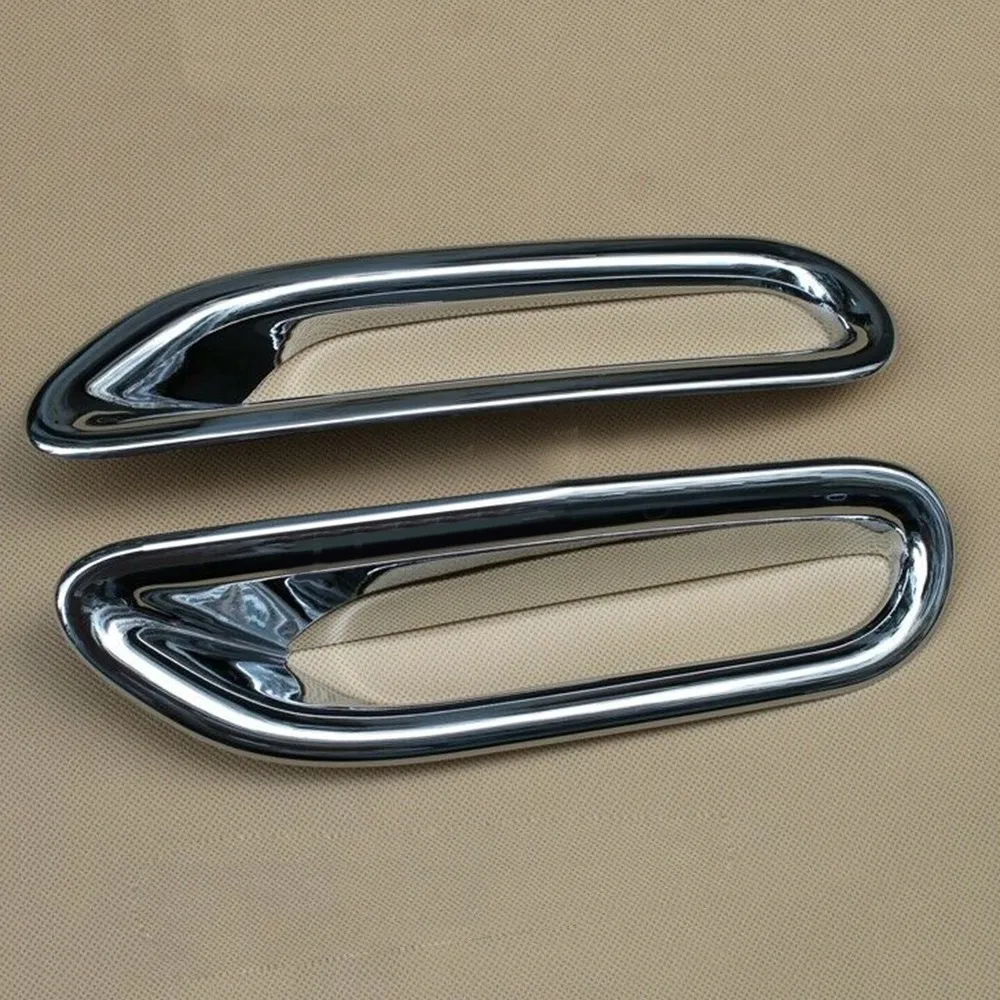 

2pcs Fog Light Cover Accessories Chrome Parts Rear Reflector High Quality