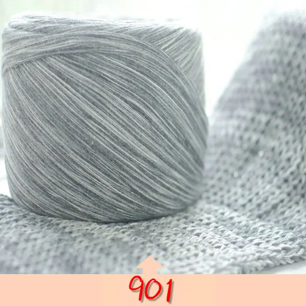 250 г 100% цветные Хлопковые вязаные крючком шапки пряжа для ручной вязки плотно