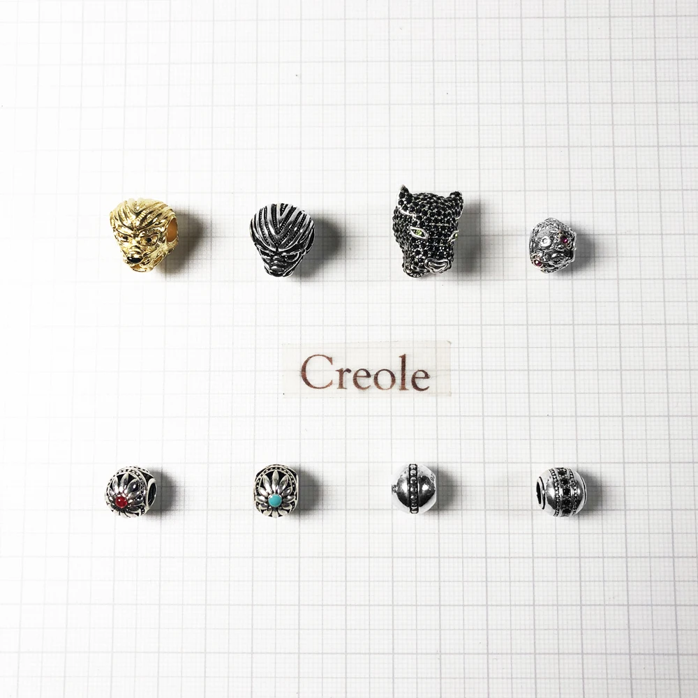 Шарм-бусина с леопардовым принтом кои рыбы цветок быстрые полосы прямой