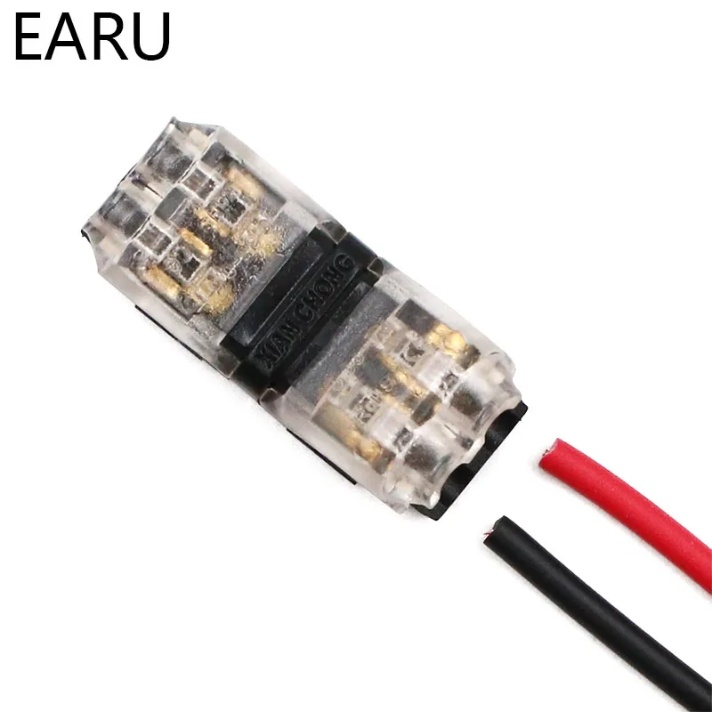 5 шт. 2pin пружинный разъем провода без сварки винтов быстрый кабель зажимной