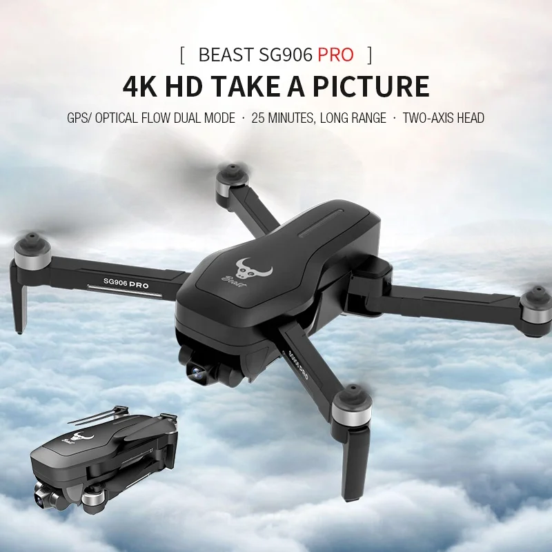 APEX SG906 PRO Fpv Quadcopter Quadrotor Flight 25 Minutes Distance 500M Rc Drone Hd Wide-Angle Dual Camera 5G Wifi Drone Gps 4K enlarge