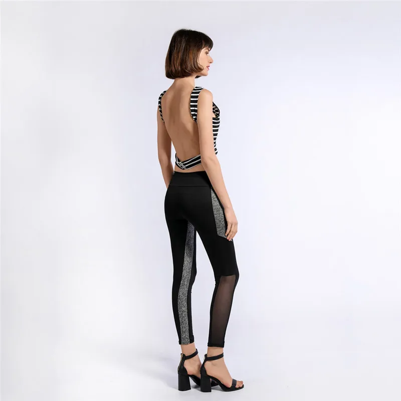 

Sleeveless Backless Women Tank Top Striped Crop Tops Tees O Neck Sexy Mini Vest Summer Top Streetwear Party
