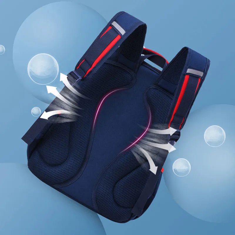 2021 NEW Waterproof nylon Orthopedic Children School Bags boys girls Cartoon Prints Kids School Backpacks Mochila Infantil