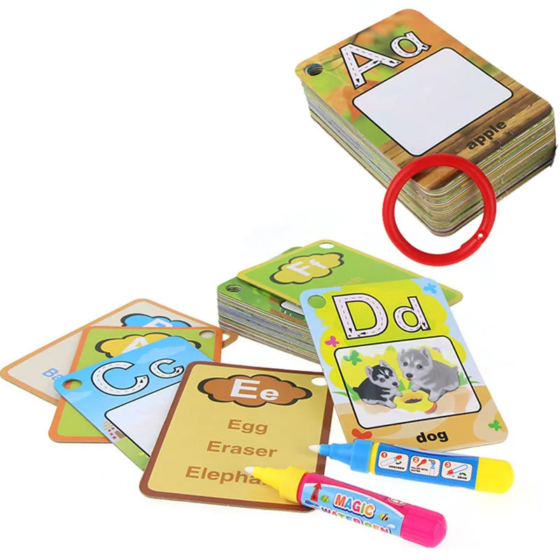 Картина раскраска на воде 26 алфавитов| |