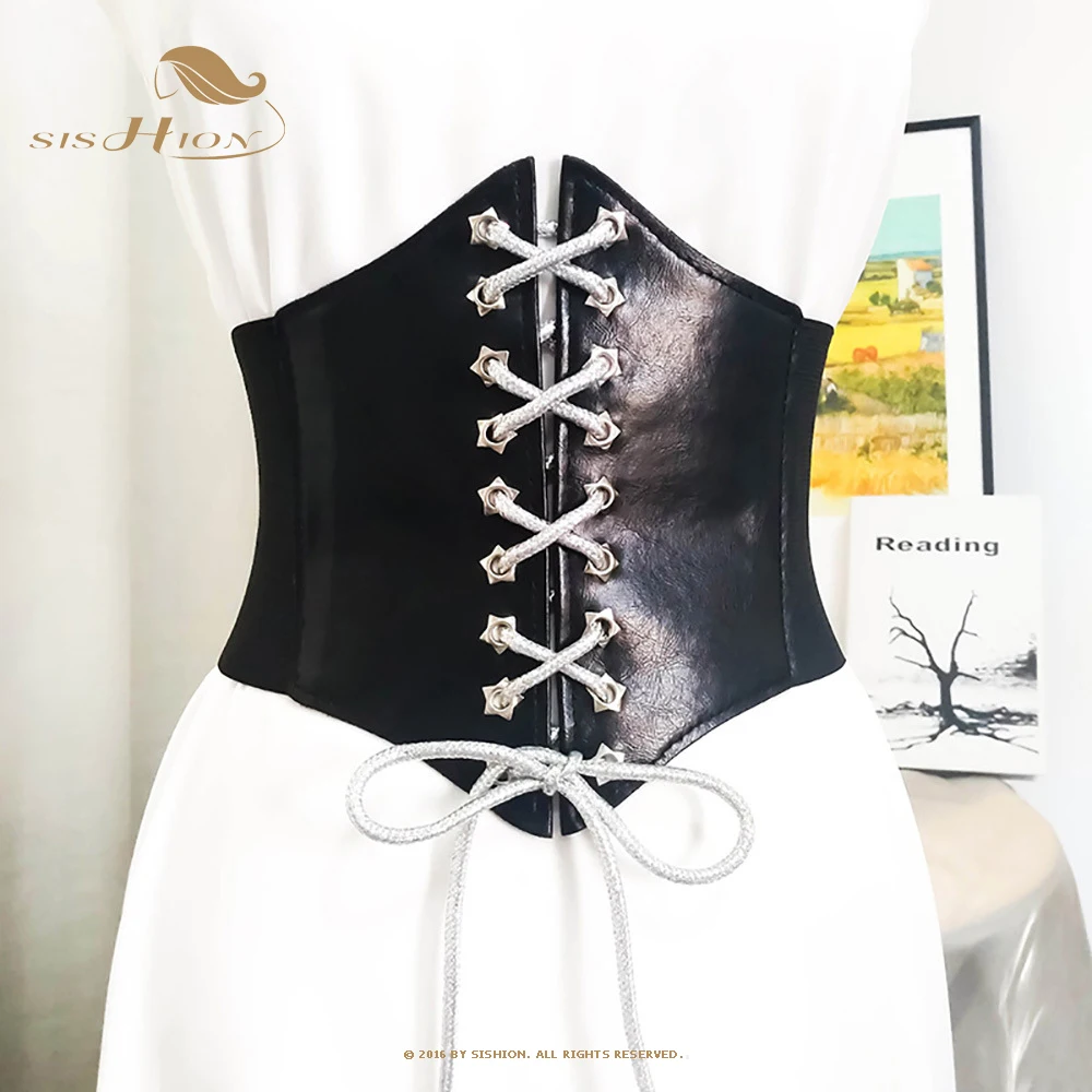 Корсет Женский черный красный белый в готическом стиле | Женская одежда
