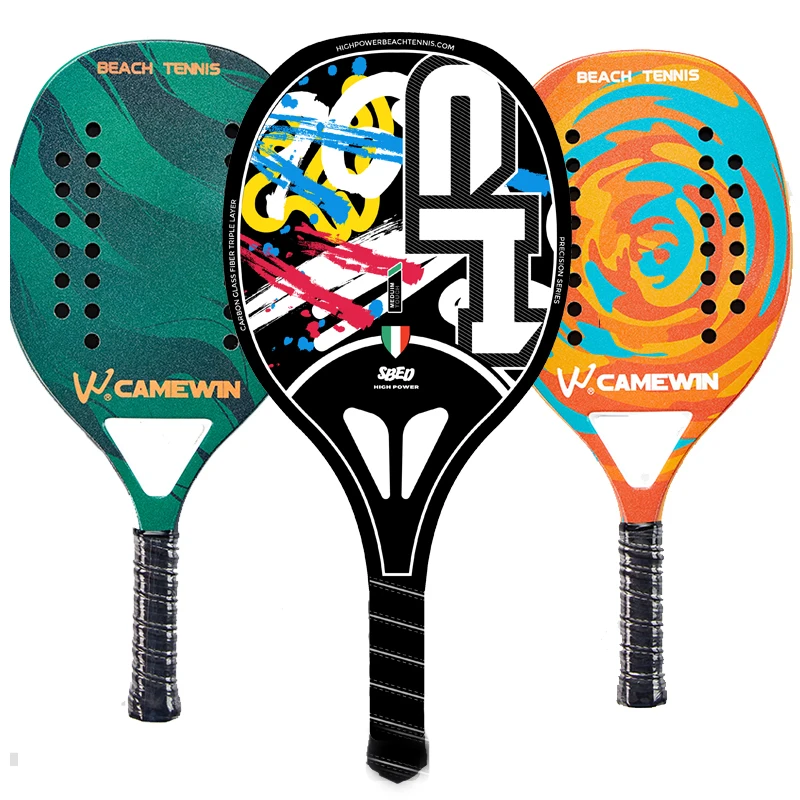 

Adult Professional Full Carbon Beach Tennis Paddle Racket EVA Face Raqueta Unisex Equipment Raquete -40
