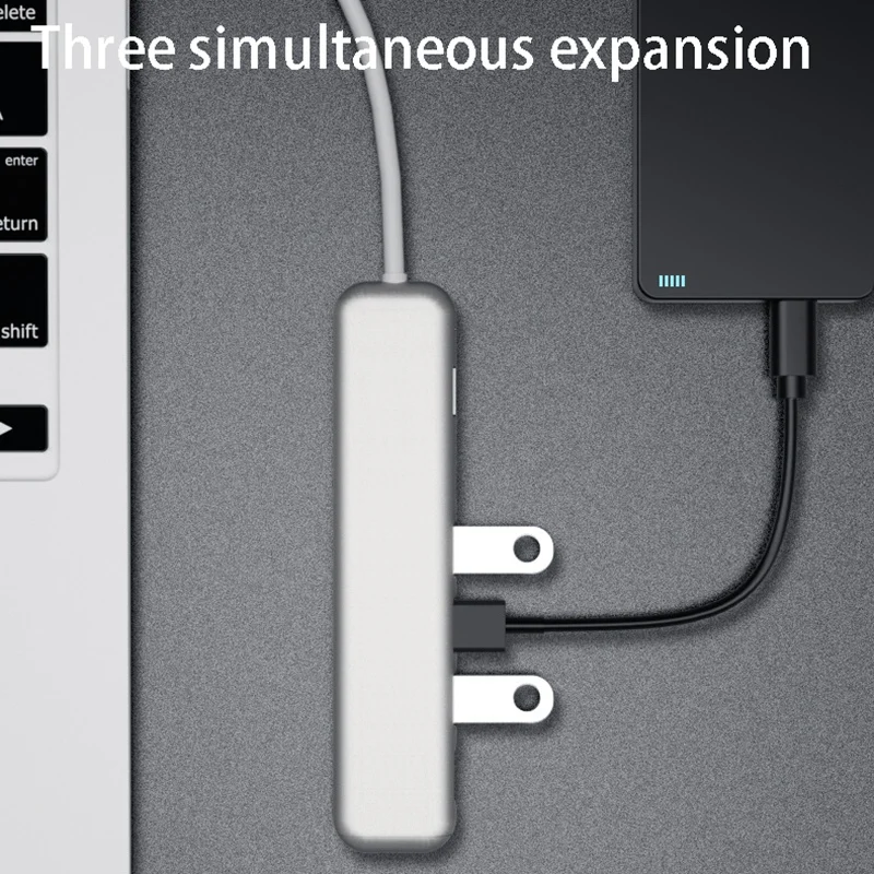 

8-In-1 Type C Hub Adapter USB 3.0 Splitter Expansion for /Huawei Mate Book/Xiaomi Notebook/Huawei Mate10/ P20