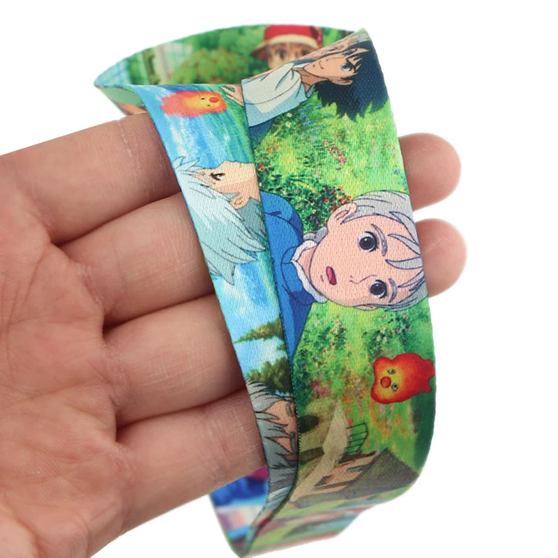 

CA800 Moving castle Lanyards Cool Neck Strap Mobile Phone Keys ID Card Holder Lanyard For Keys DIY Hanging Rope Lanyards