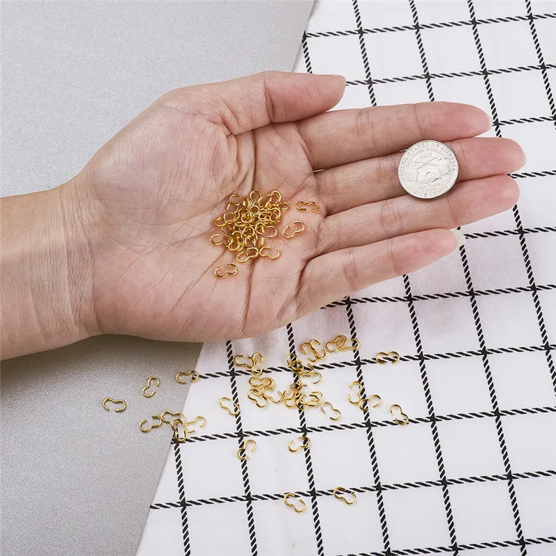 100 шт. железная застежка 3 слова цепь соединитель подвески для самостоятельного