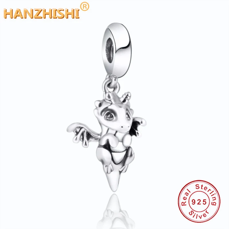 

925 Sterling Silver Cute Animal Charm Beads Fits Original European Charm Bracelet Necklace Jewelry Making Mother's Day Gift 2020