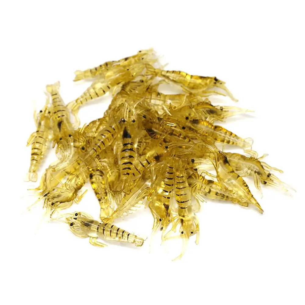 30 шт. 4 5 см приманка для ловли креветок Мягкая креветки мягкие приманки зимняя