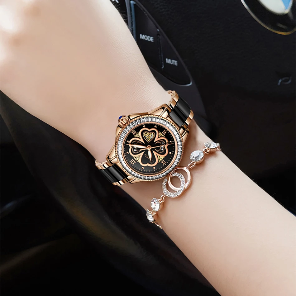 Montre Femme SUNKTA, новые часы из розового золота, женские кварцевые часы, женские роскошные Брендовые женские наручные часы, часы для девочек, подарок для жены+ коробка
