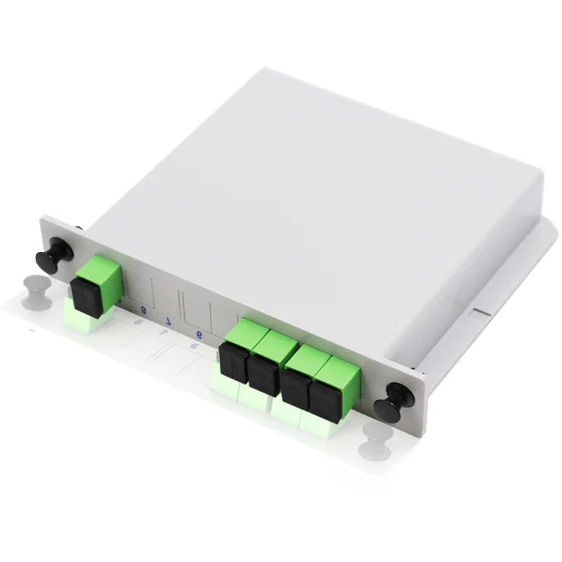 SC APC PLC 1X8 Сплиттер Волоконно-оптический ящик FTTH сплиттер коробка с 1*8 плоских