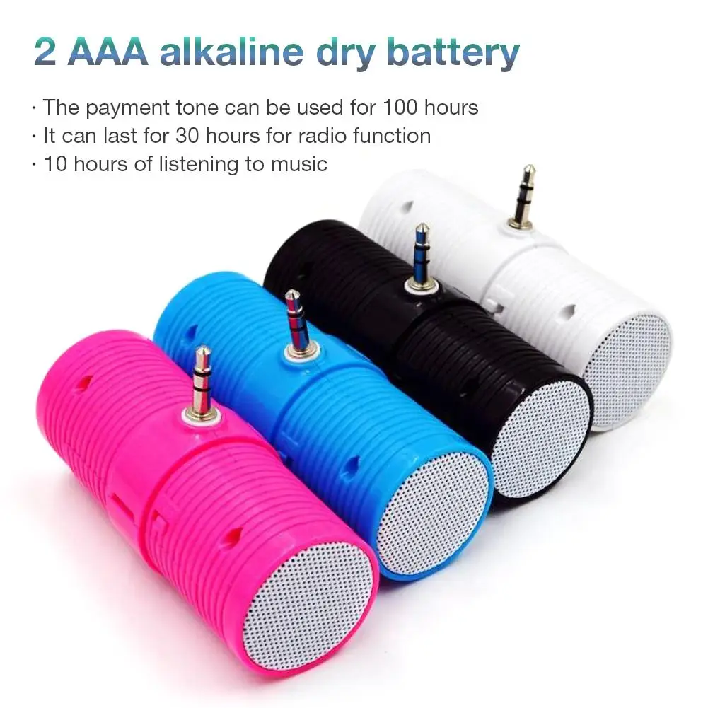 

Portable 3.5mm Mini Stereo Speaker Amplifier For MP3/MP4/Mobile phone/Tablet Portable Audio Video Phone speaker accessories