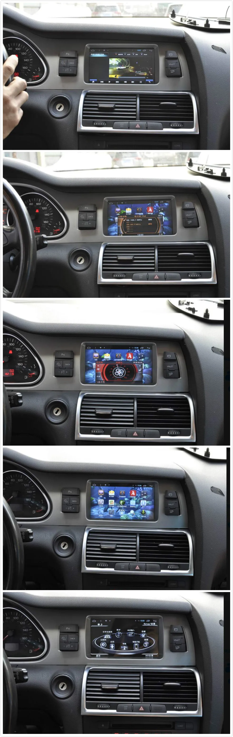 3 2G 2G Ram 10,2" Android 7,1 автомобильная аудиосистема для Audi Q7(2005-2009) стерео Vedio gps Navi Радио монитор ПК медиа 4G