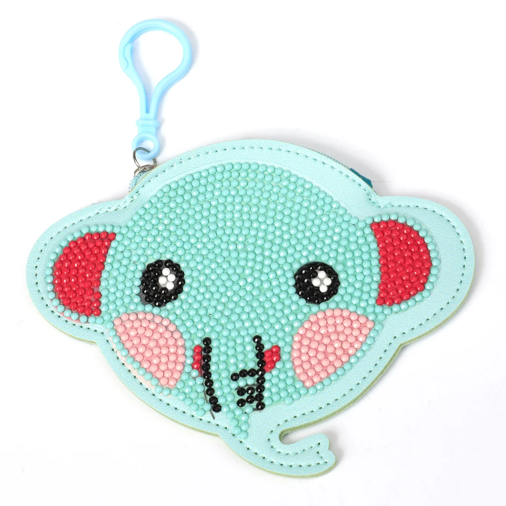 5D сделай сам алмазная живопись животный узор кошелек подвеска Алмазная мозаика