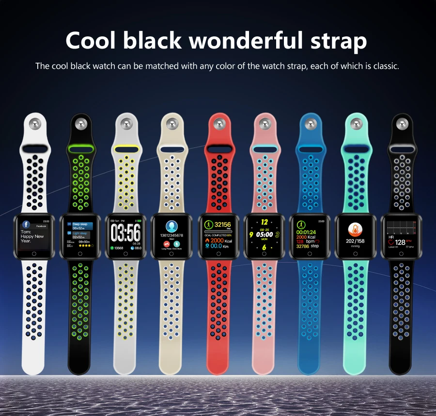 

iStrap Smart Watch Men Women Smartwatch Bluetooth Smart Heart Rate Bracelet Blood Pressure Monitor Sport Waterproof Smart Watch