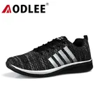 Кроссовки AODLEE мужские сетчатые, легкие дышащие кеды, повседневная спортивная обувь для бега, большой размер 46