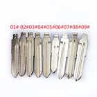 5 шт. Автомобильный ключ HU49 TOY43 TOY43AT HON58 CY24 MIT8 NSN11 MIT11 TOY38R MAZ24 #01 #02 #03 #04 #05 #06 #07 #08 #09 KD Blade