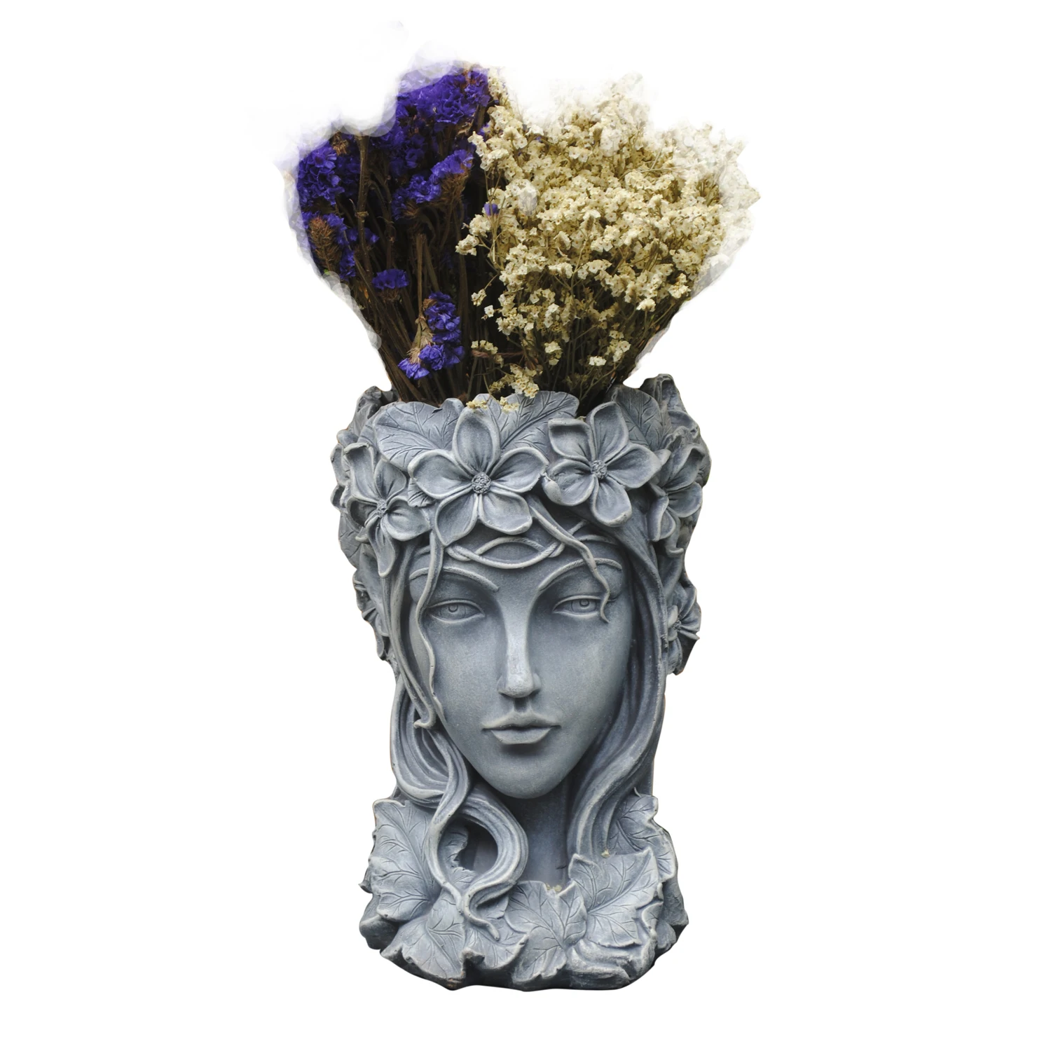 

Greek Goddess Head Bonsai Succulent Flower Pots Desktop Flower Arrangement Container Handmade Art Decorations
