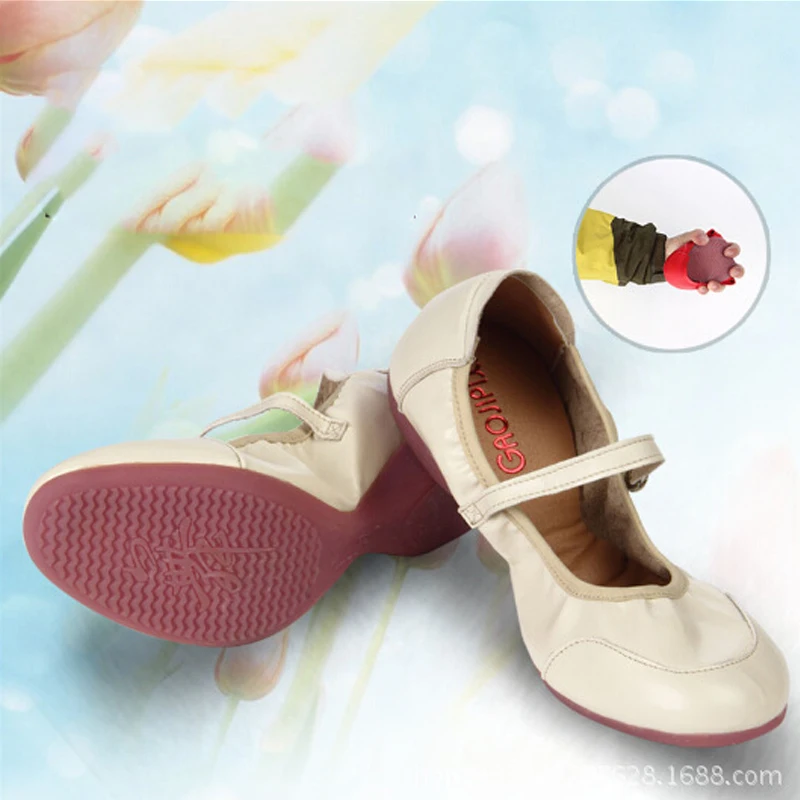 Женские кожаные балетные танцевальные туфли Женская/Женская обувь для джаза