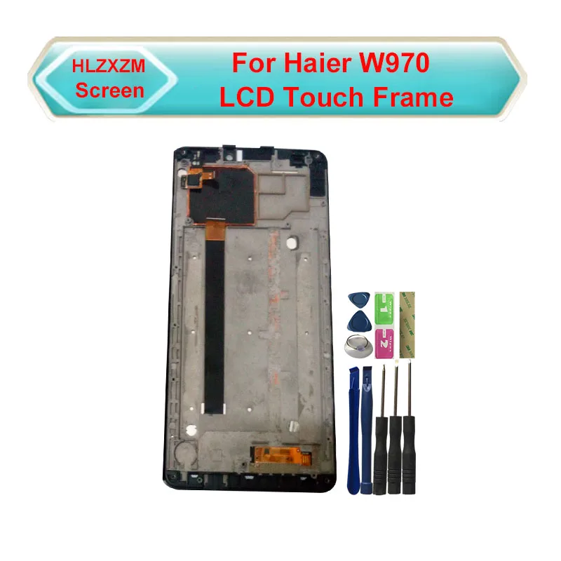Сменный ЖК дисплей с рамкой для Haier W970 сенсорный экран дигитайзером