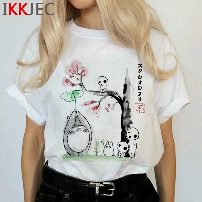 Женская футболка с забавным рисунком Тоторо Хаяо улзанг смешной мультяшный Топ в