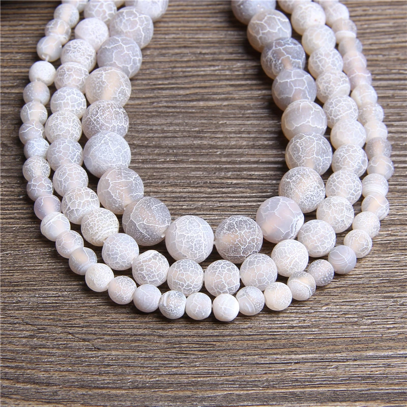 6-12 мм естественное выветривание Агаты Грубые каменные бусины треснутые Матовые