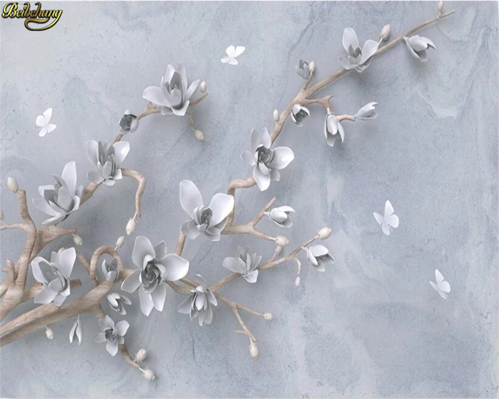 Фотообои beibehang на заказ маленькие свежие тростники нордический