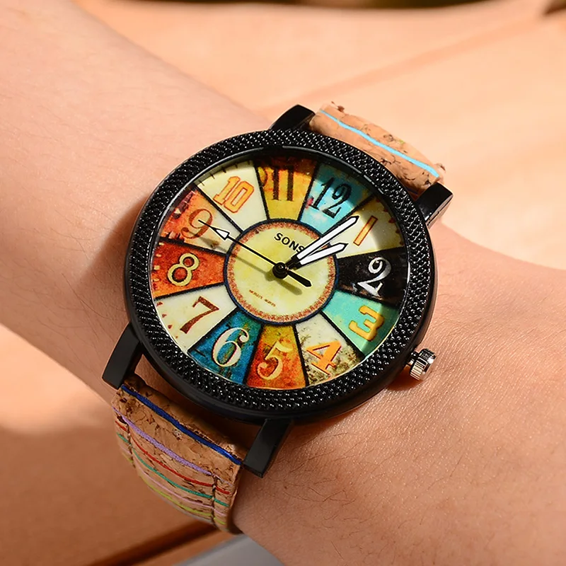 Часы наручные женские кварцевые с компасом цифровые спортивные в полоску