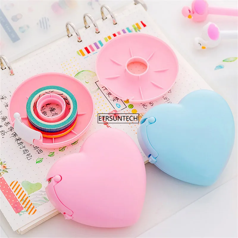 

50PCS Tape Dispenser Portable Large Stationery Adhesive Tape Cutter Sealing Tape Table Base Dispenser Office Supplies