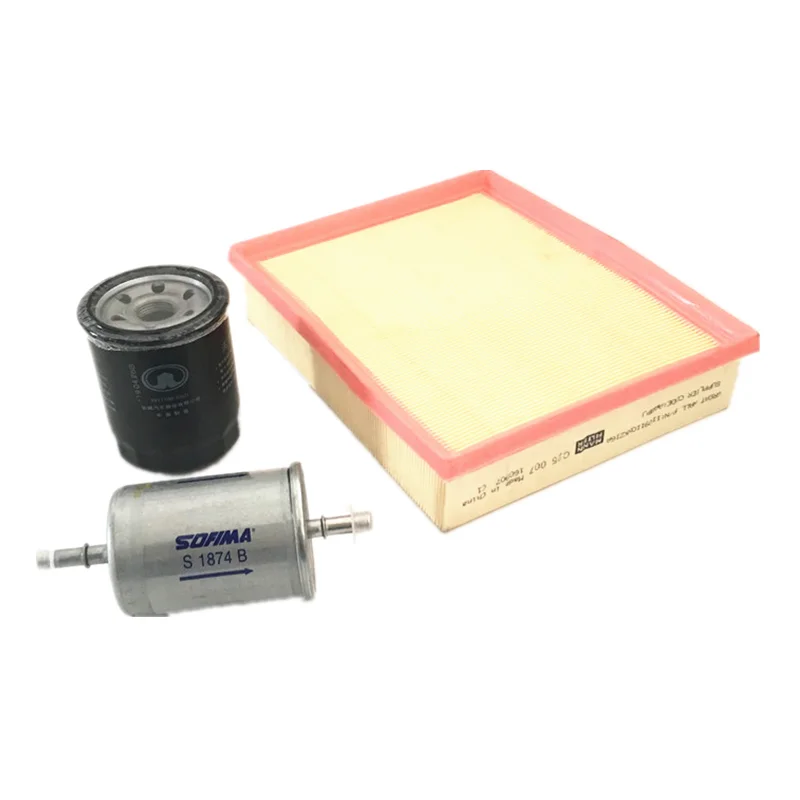 Автомобильный воздушный фильтр масляный топливный комплект из трех предметов