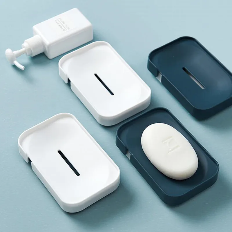 1 шт. двухслойный жидкого мыла или ополаскивателя для перфорация мыльница дренаж