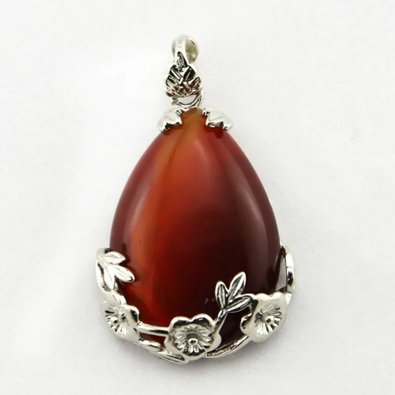 Подвеска из натурального камня в форме капли ангела для изготовления ювелирных