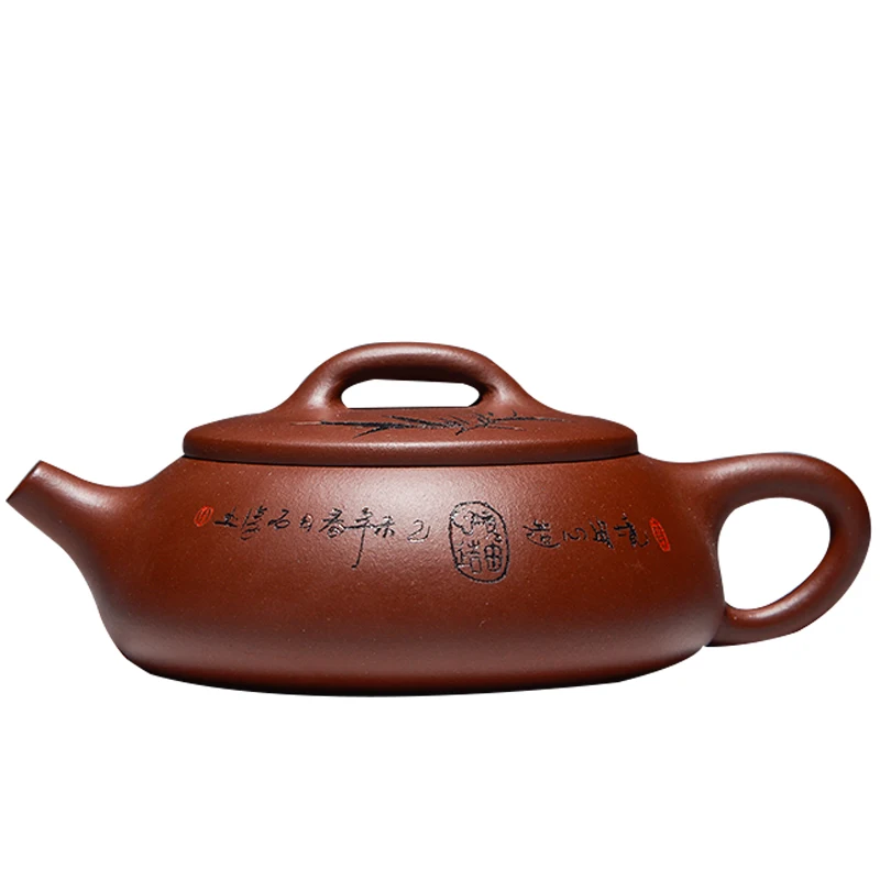 

of yixing authentic pure manual recommended capacity of purple clay teapot with wide stone gourd ladle kung fu tea set