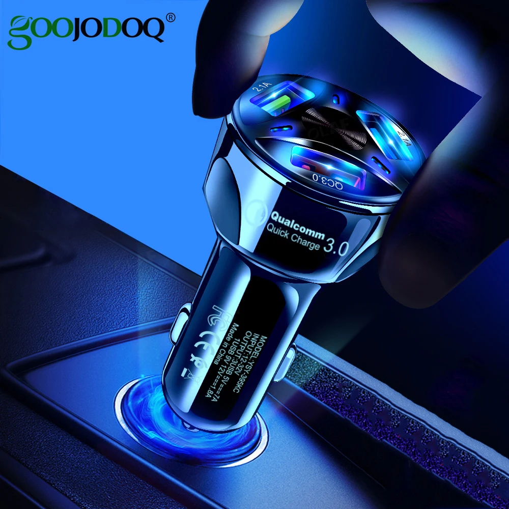 Универсальное автомобильное зарядное устройство с двумя USB портами 5 В 3 1 А мини