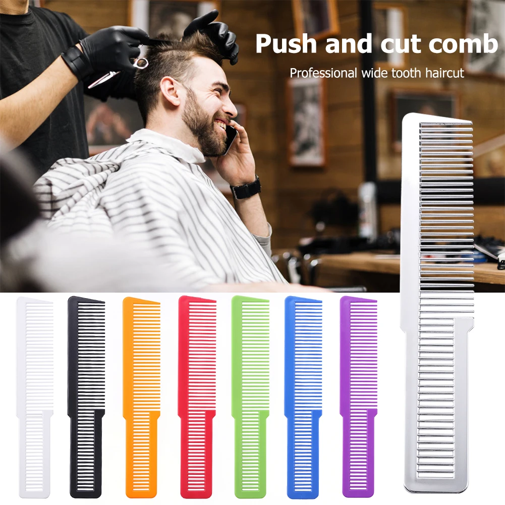 

Salon Hairdressing Carbon Anti-static Comb Wide Tooth Hair Clipper Comb Women Hair Styling Tools Haircut Brush Cutting Combs*
